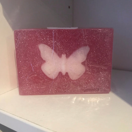Snow Faerie Butterfly Soap Bar