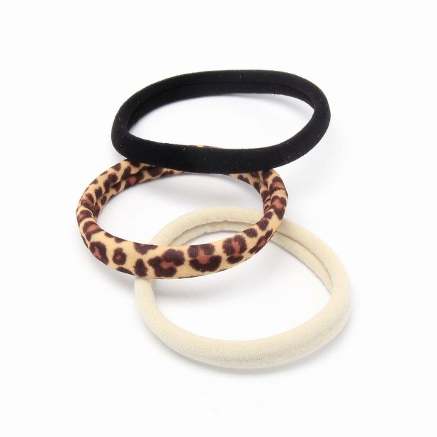 Leopard print Jersey Elastics