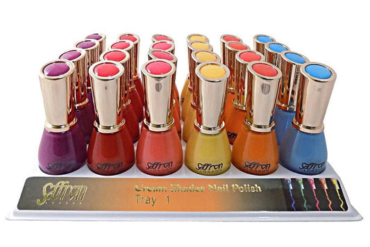 Saffron Nail Polish - 01 Cream Shades