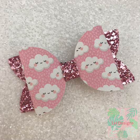 Cotton Clouds Hair Bow