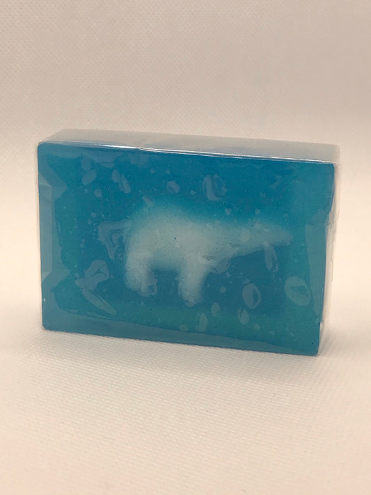Cool Mint Polar Bear Soap Bar