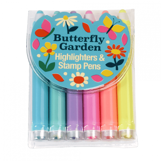 Butterfly Garden Highlighters & Stamp Pens