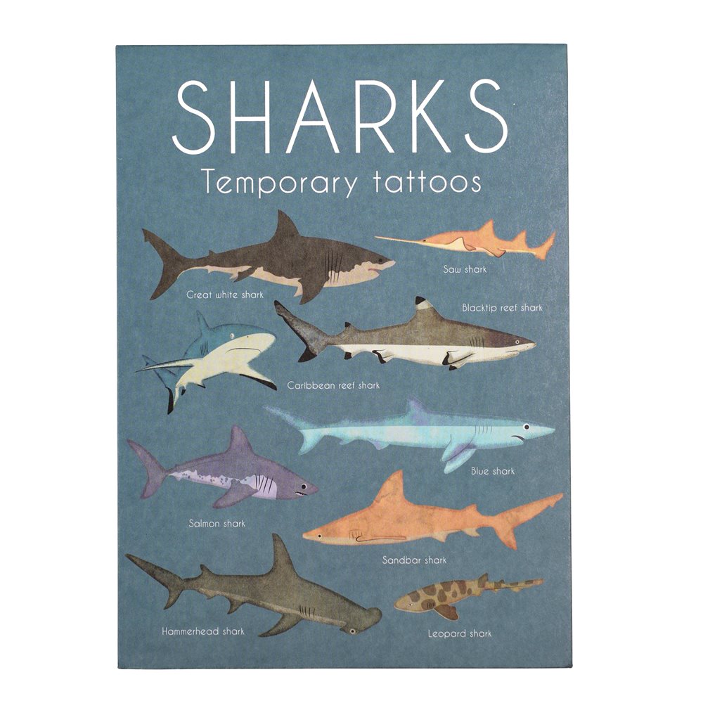 Temporary Tattoos - Sharks