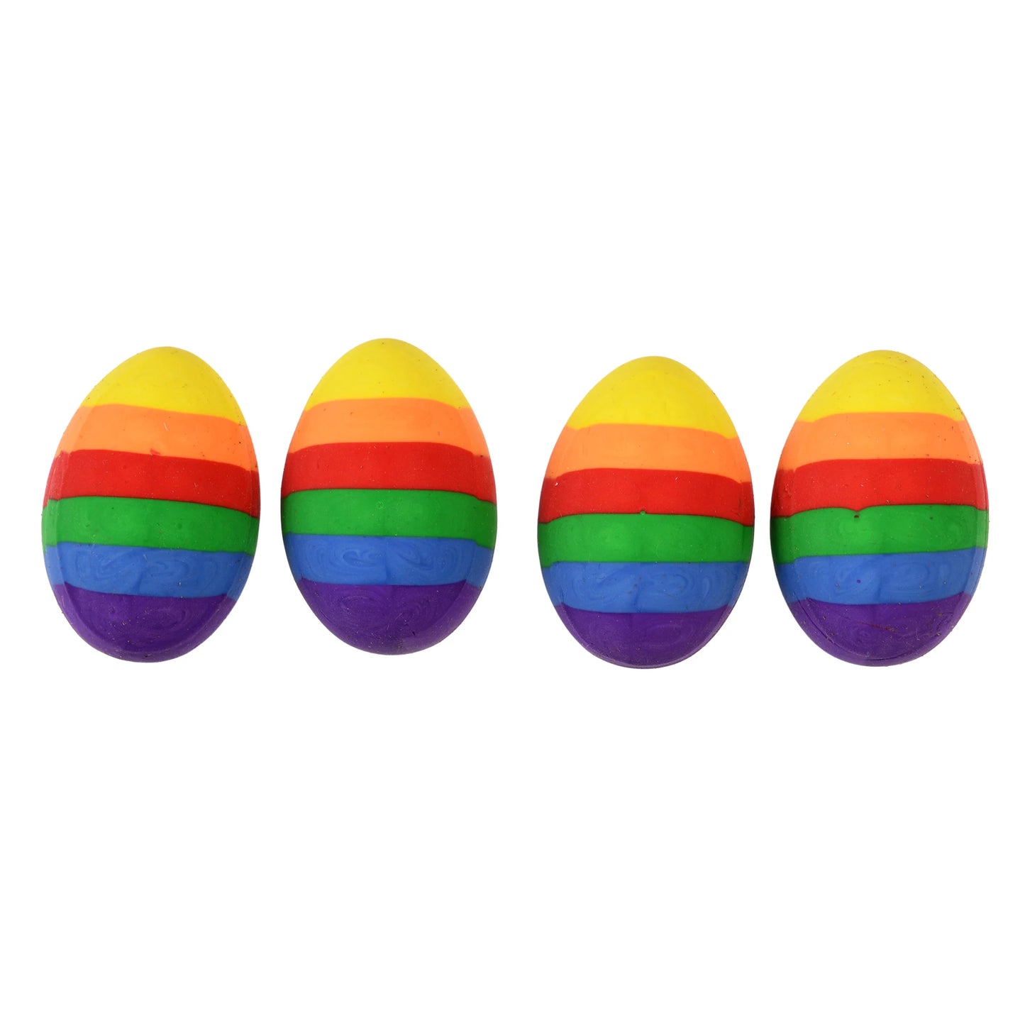 Set of 4 Egg Erasers