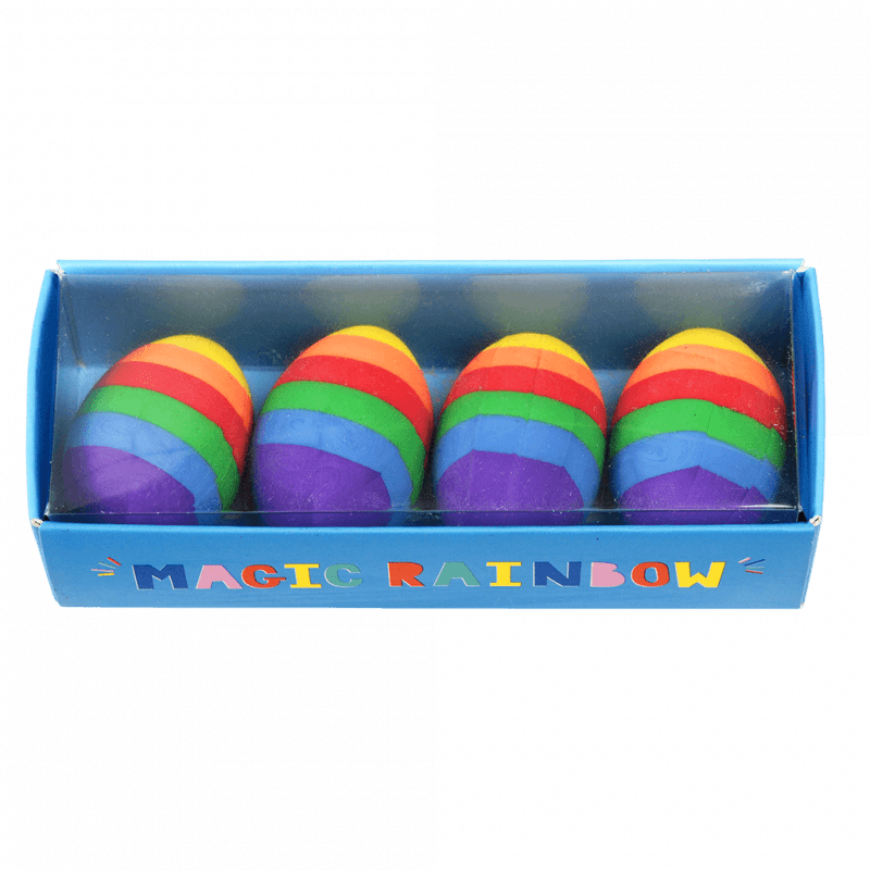 Set of 4 Egg Erasers