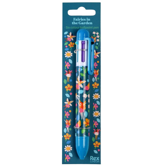 6 Colour Pen - Fairies In The Garden