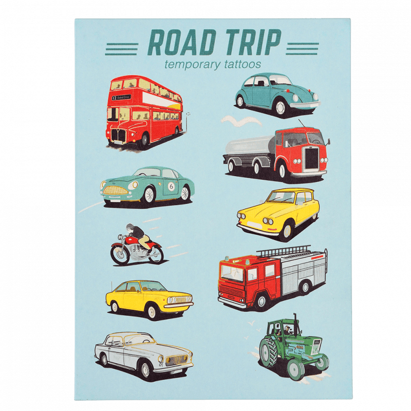 Temporary Tattoos - Road Trip