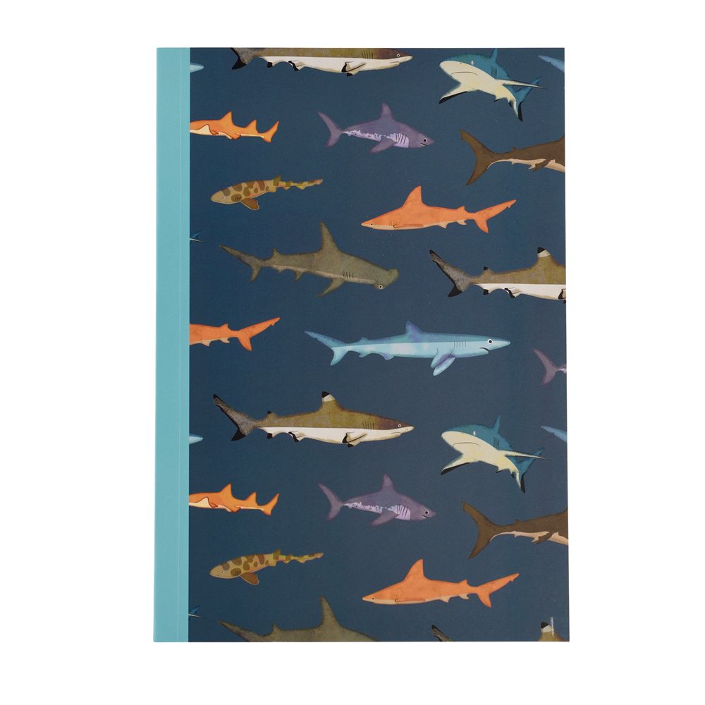 A5 Notebook - Sharks