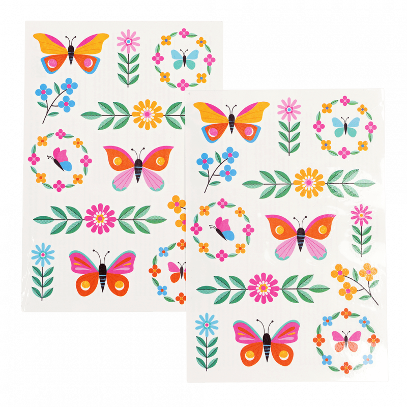 Temporary Tattoos - Floral Flutter