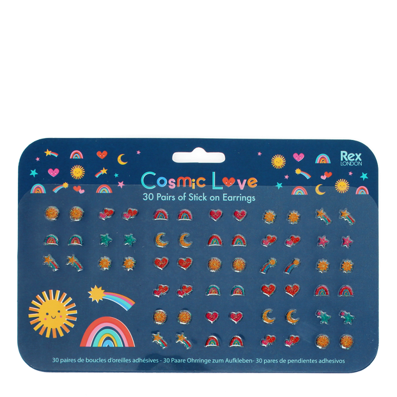 Stick On Earrings - Cosmic Love