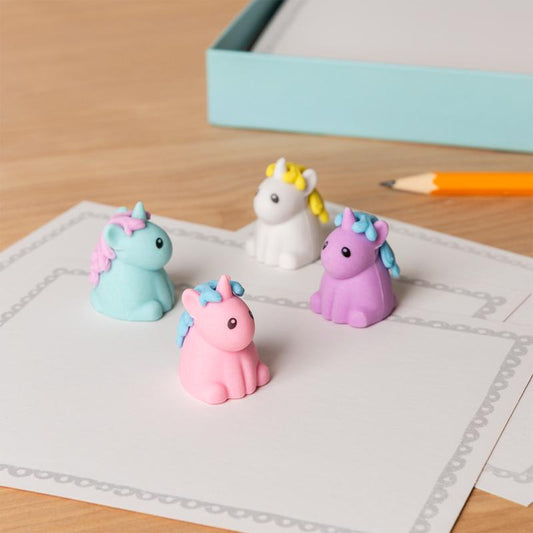 Set of 4 Unicorn Erasers