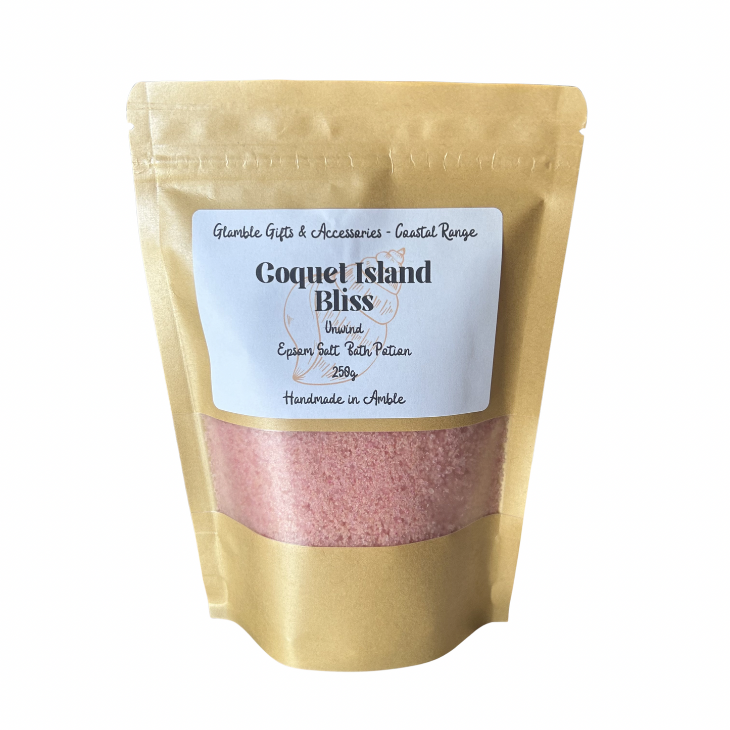 Coquet Island Bliss Epsom Salt Bath Potion