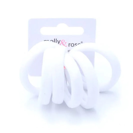 White Jersey Elastics