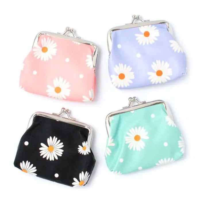 Daisy Print Purse