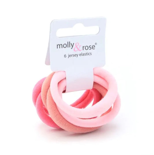 Pink Jersey Elastics