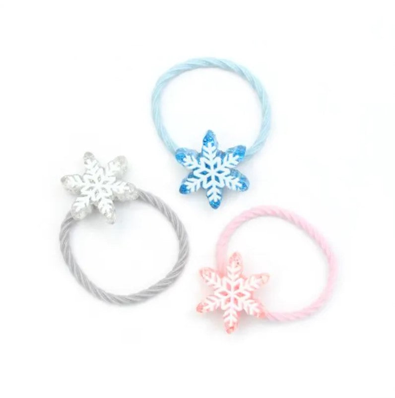 Snowflake Motif Christmas Elastics