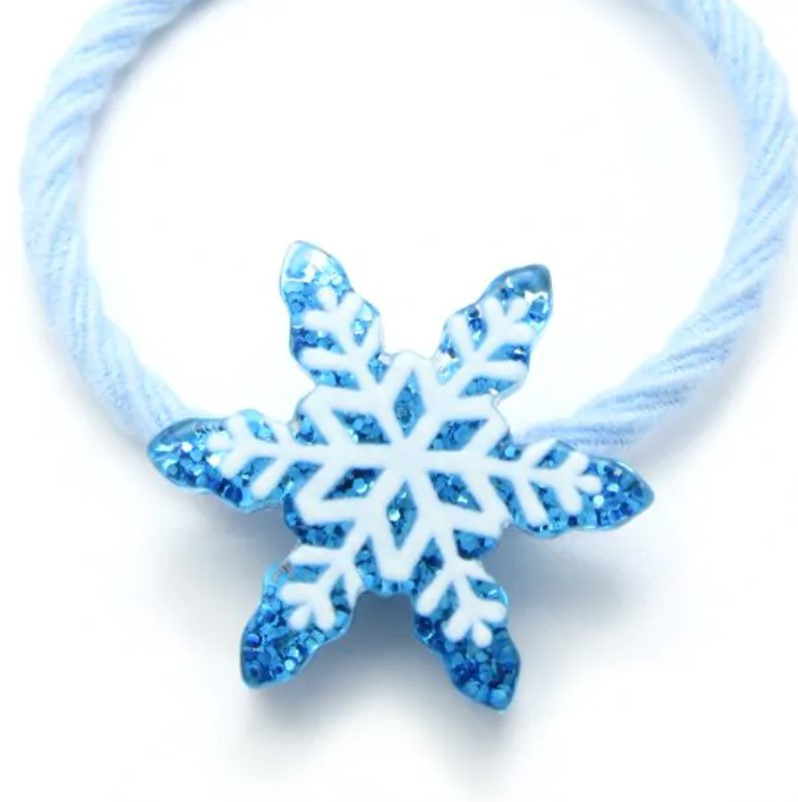 Snowflake Motif Christmas Elastics