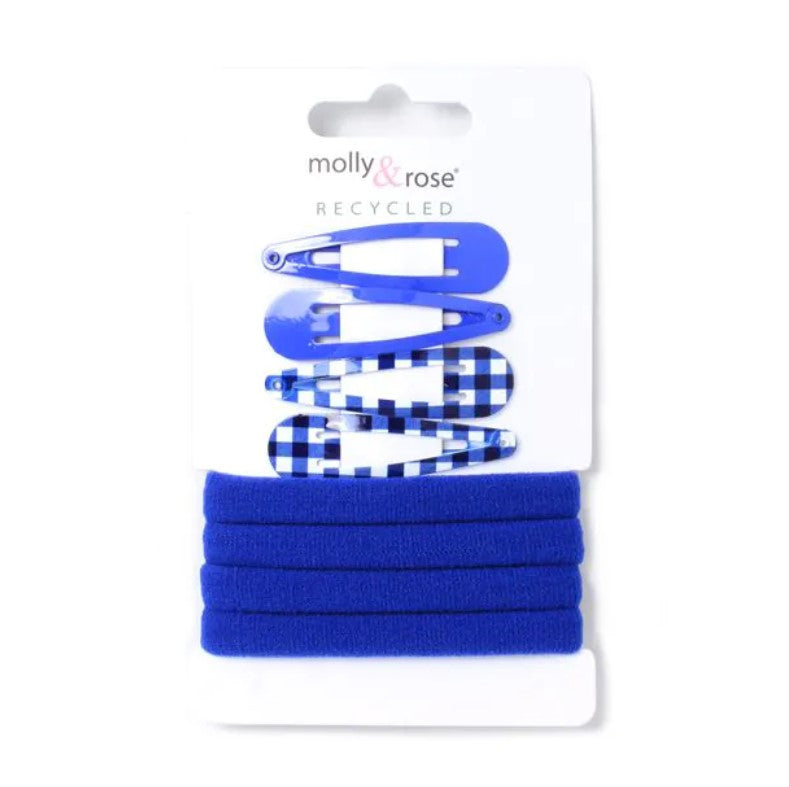Royal Blue Sleepies and Jersey Elastics Set
