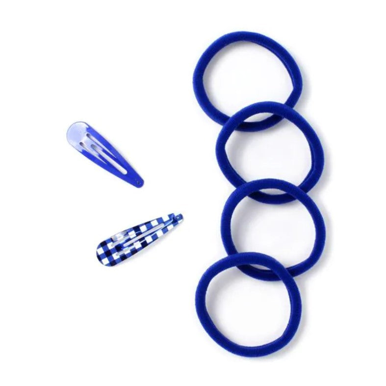 Royal Blue Sleepies and Jersey Elastics Set