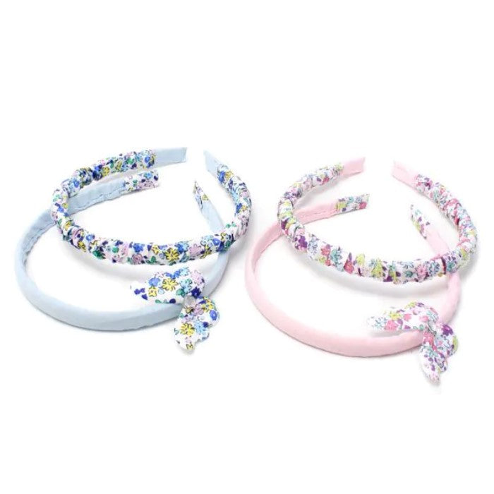 Card of 2 Fabric Covered Alice Bands