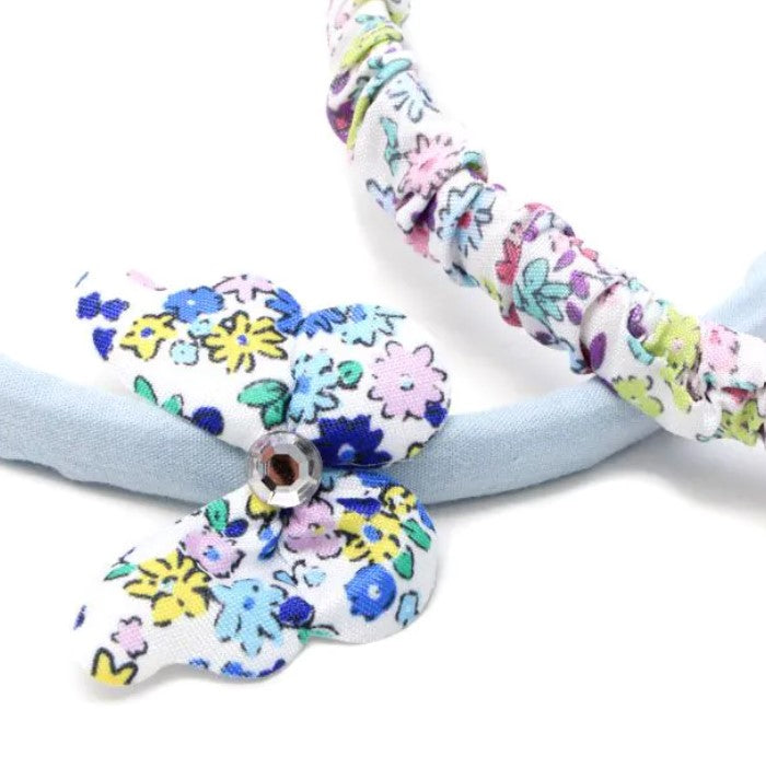 Card of 2 Fabric Covered Alice Bands