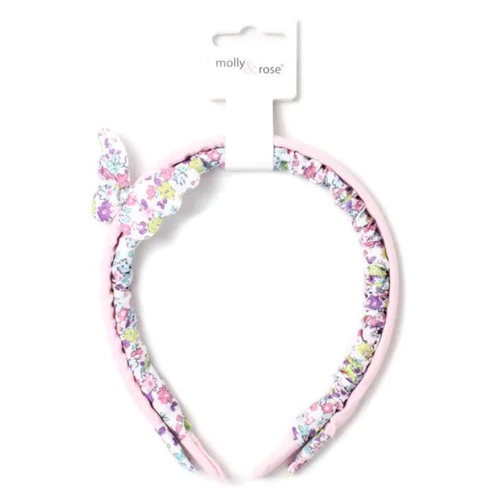 Card of 2 Fabric Covered Alice Bands