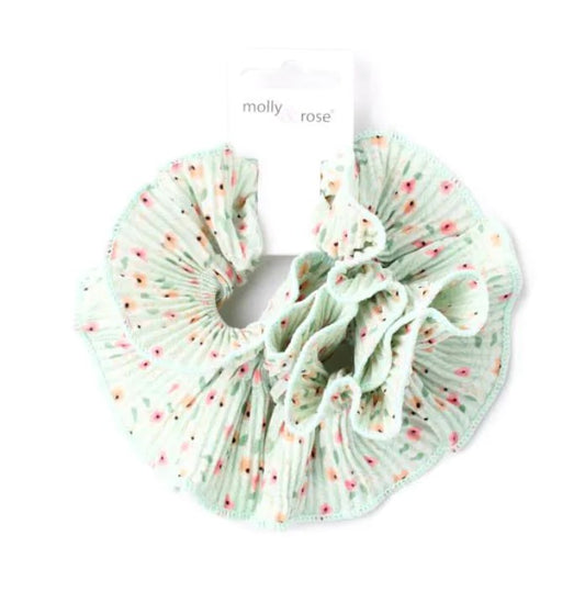 Extra Large Ditsy Floral Print Scrunchie