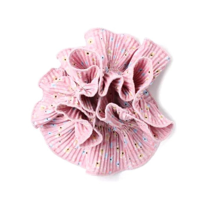 Extra Large Ditsy Floral Print Scrunchie