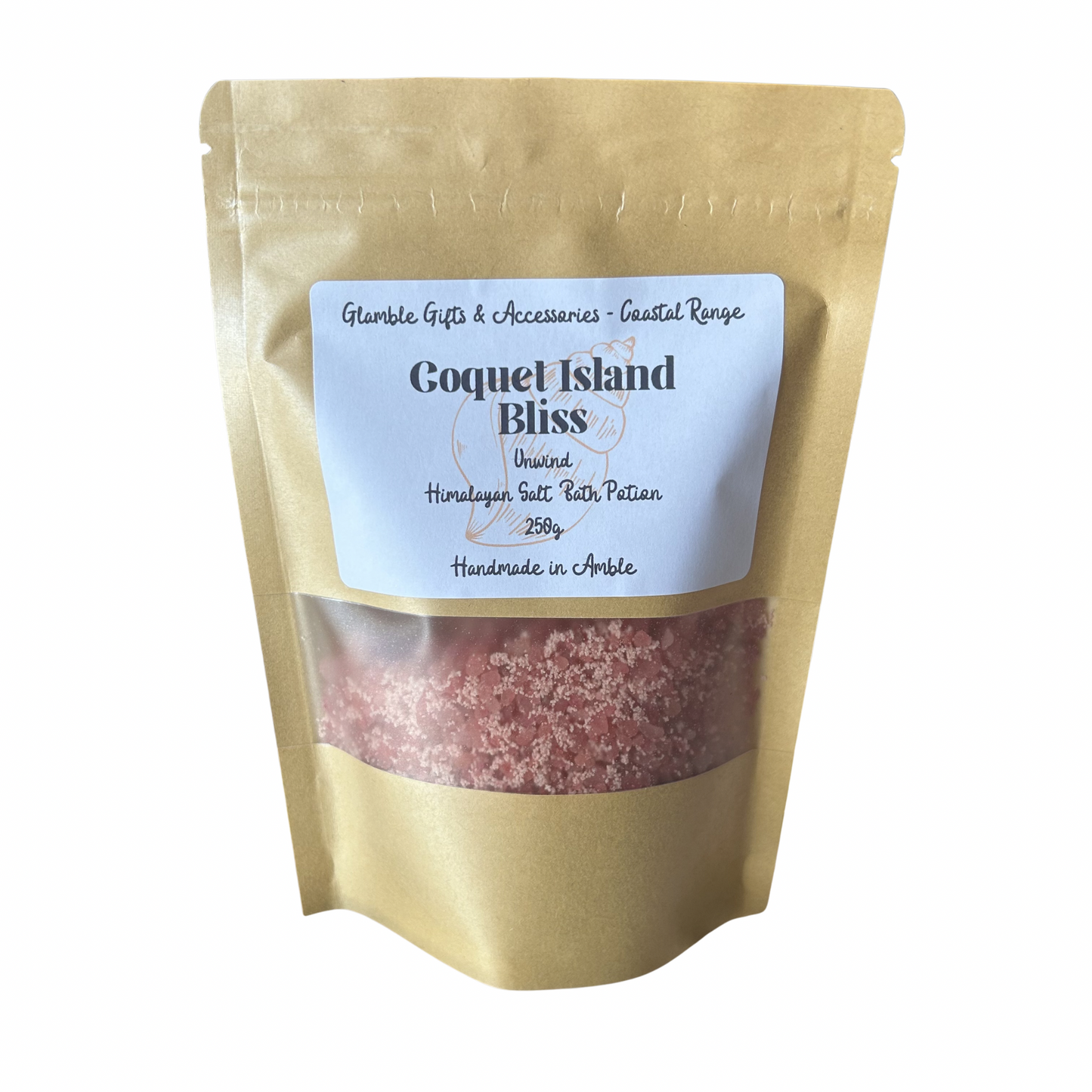 Coquet Island Bliss Himalayan Salt Bath Potion