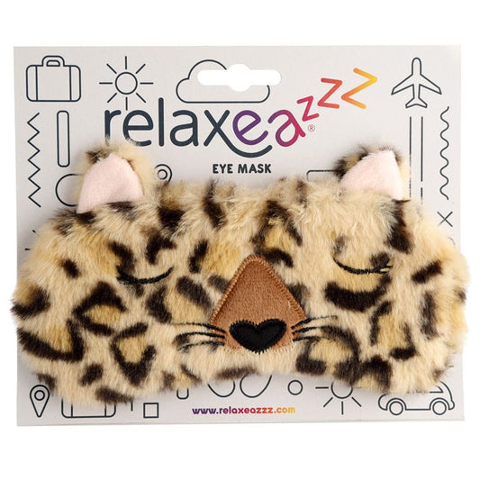 Plush Adoramals Leopard Eye Mask