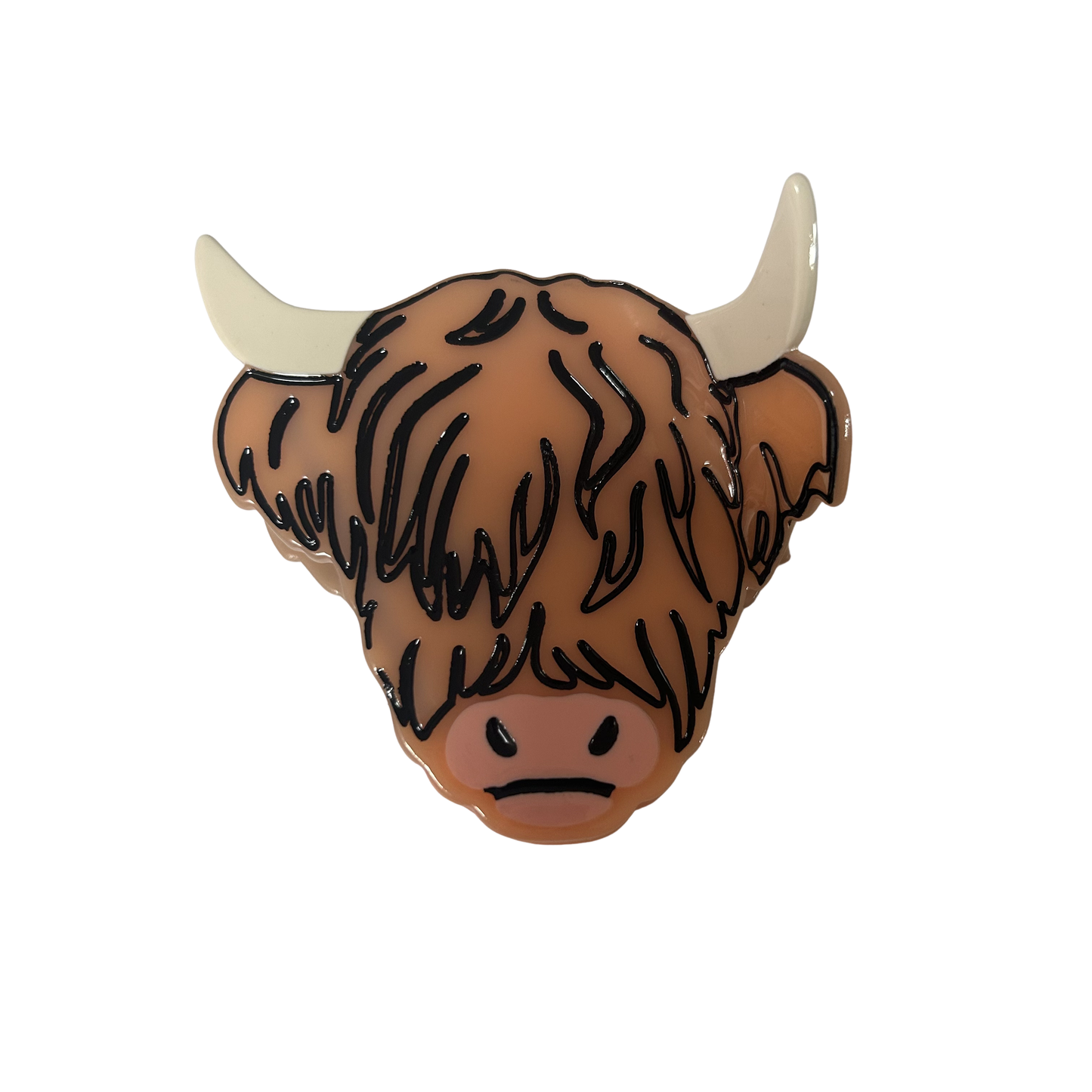 Highland Cow Hair Clamp