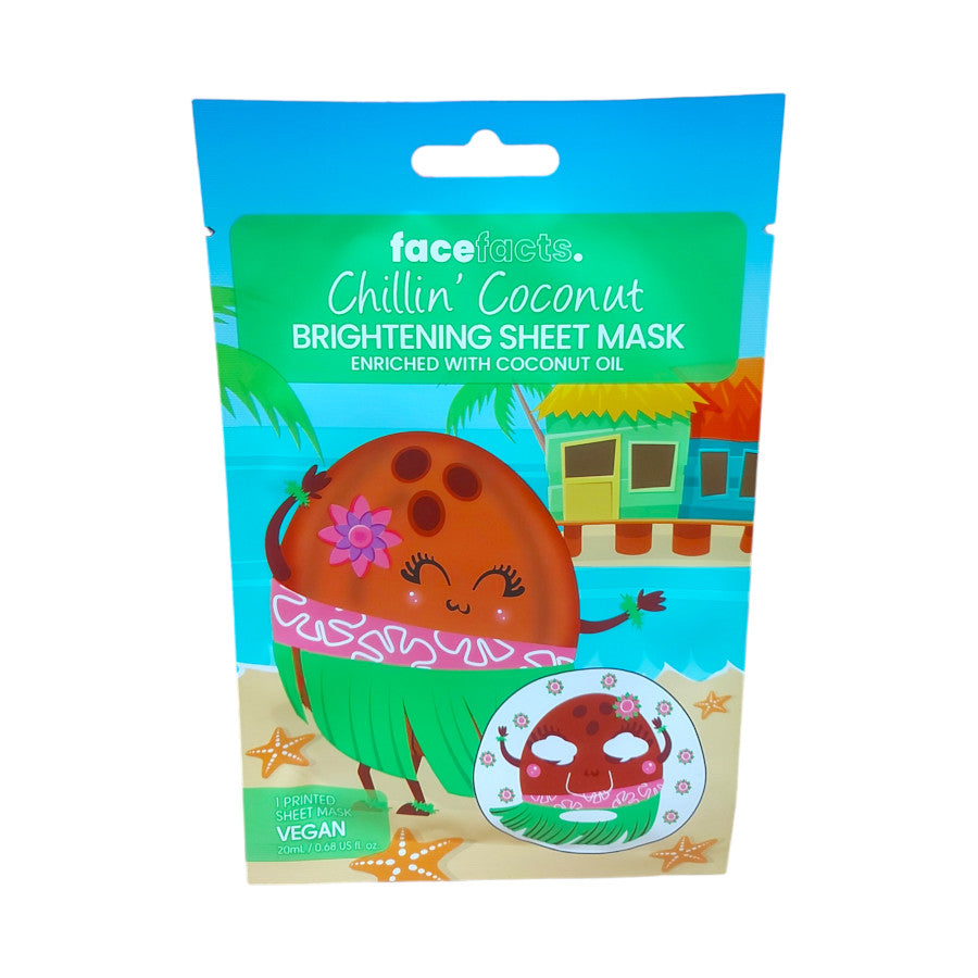 Face Facts Chillin' Coconut Brightening Sheet Mask