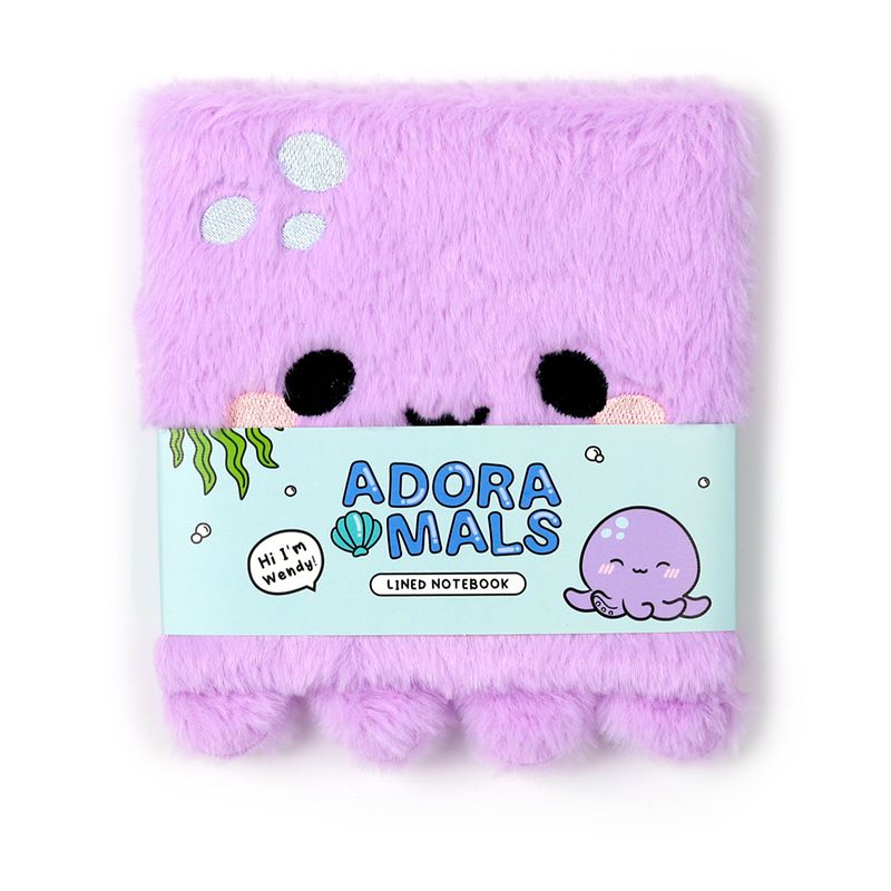 Adoramals Octopus Plush Fluffies Notebook