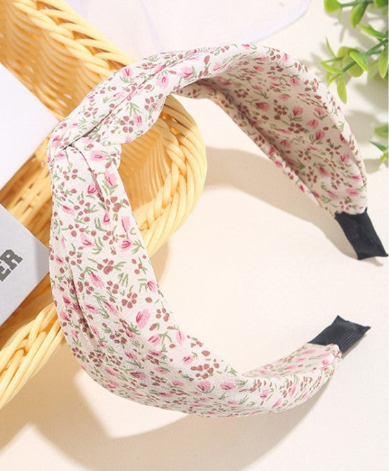 Twisted Front Ditsy Floral Alice Band