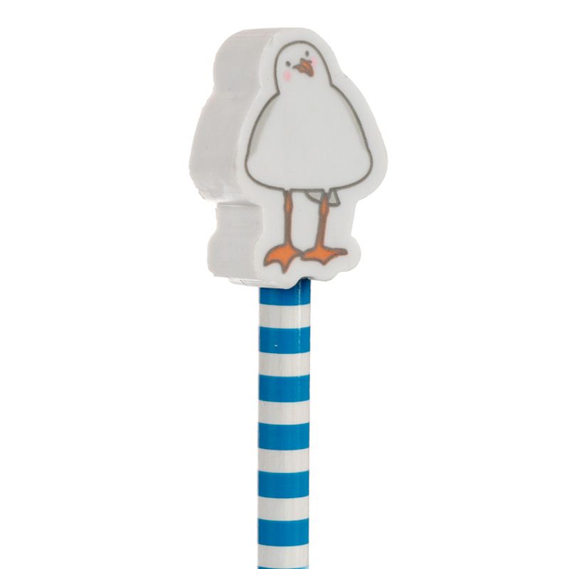 Seagull Pencil & Eraser Topper