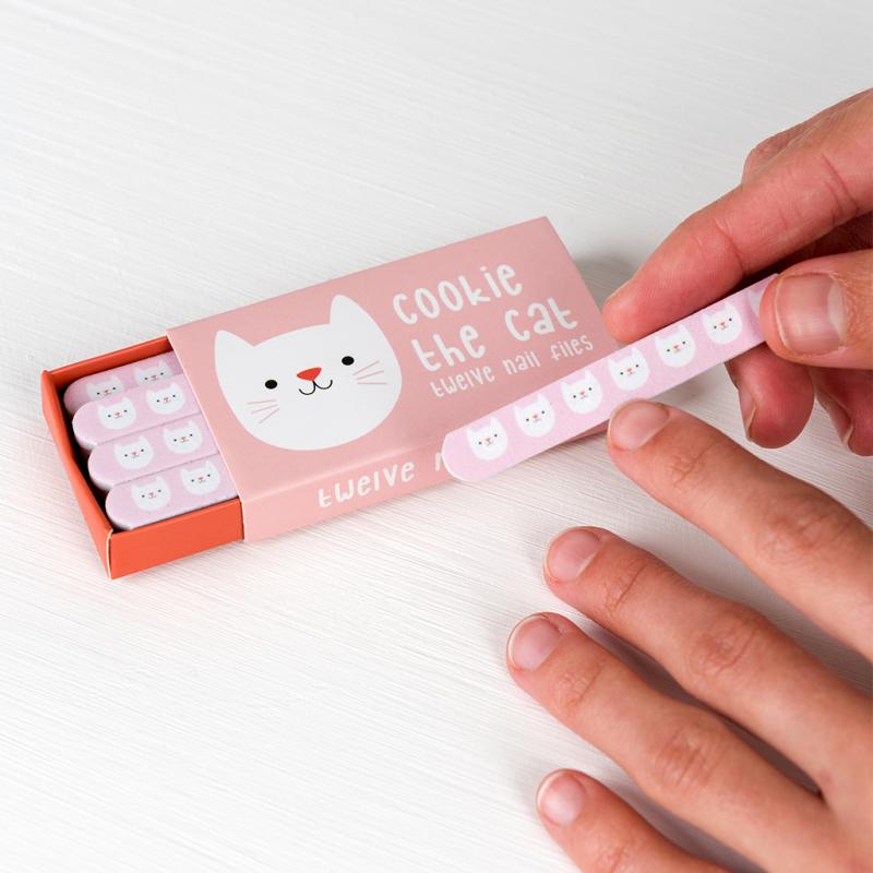 Cookie the Cat Matchbox Nail Files