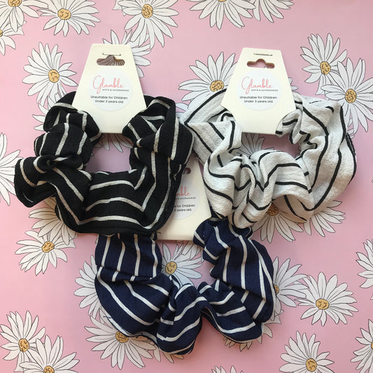 Stripe Scrunchies