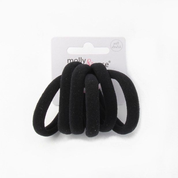 Black Jersey Elastics