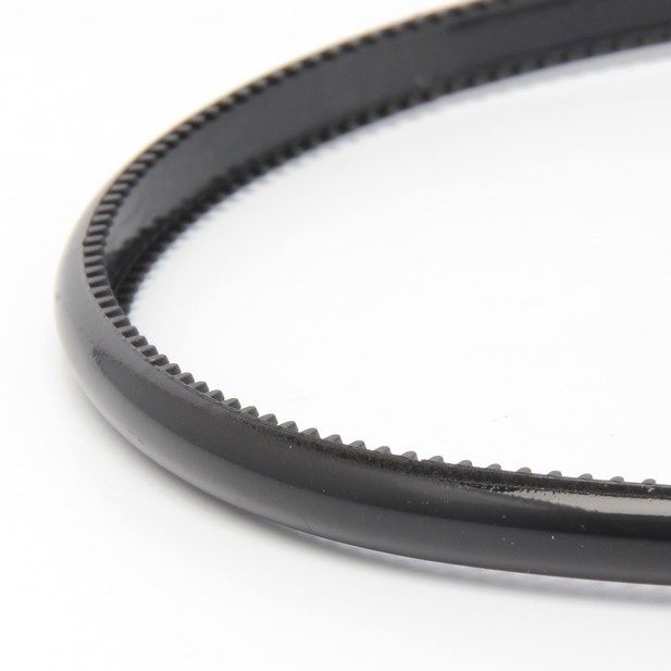 8mm Black Plastic Alice Band With Teeth