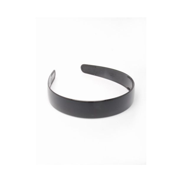 2.5cm Black Plastic Alice Band With Teeth