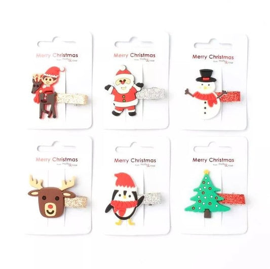 Christmas Character Beak Clips