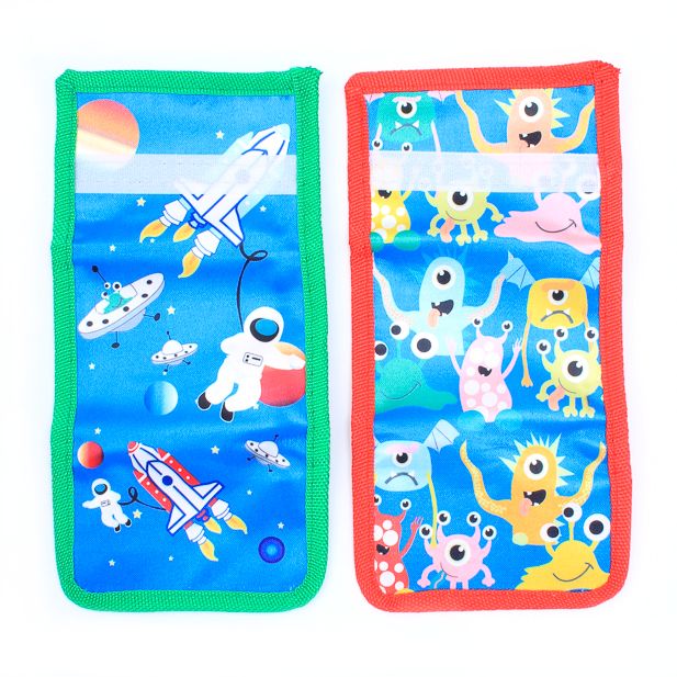 Space & Monster Print Wallets