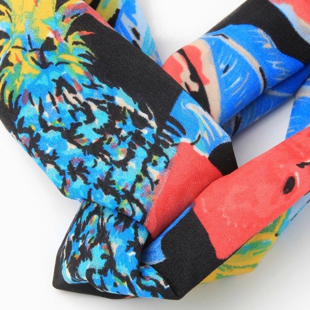 Tropical Fruits print Bandeau