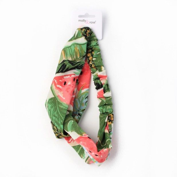 Tropical Fruits print Bandeau