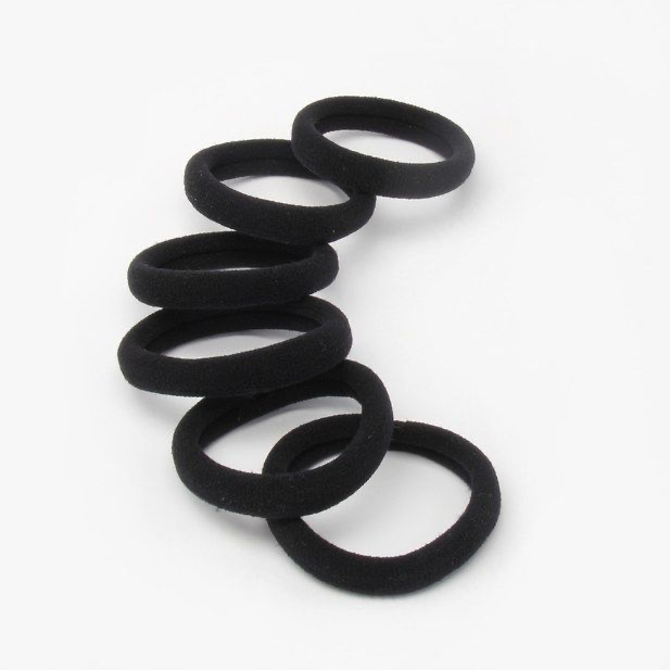 Black Jersey Elastics