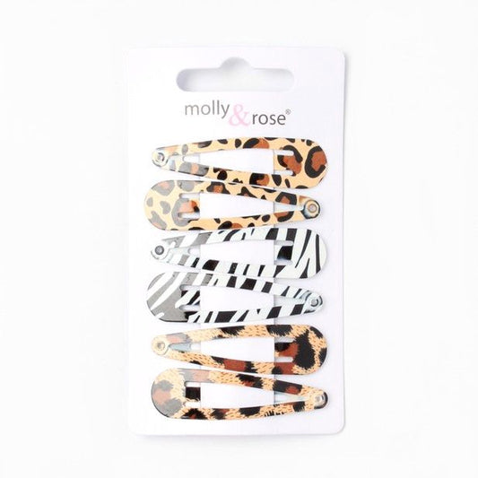 Card of 6 Animal Print Sleepies