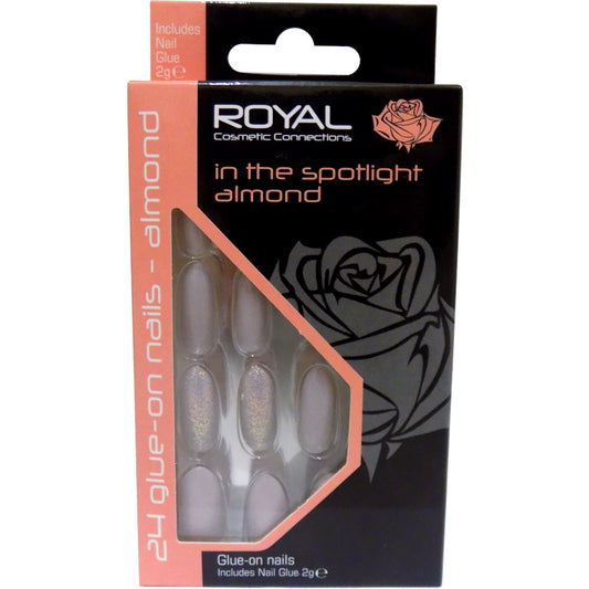 Royal Glue-on Nail Tips - In The Spotlight Almond