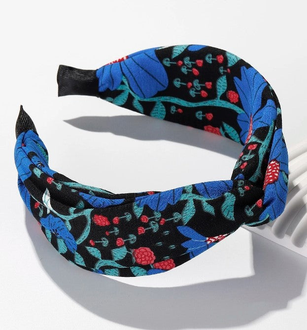 Twisted Front Floral Alice Band