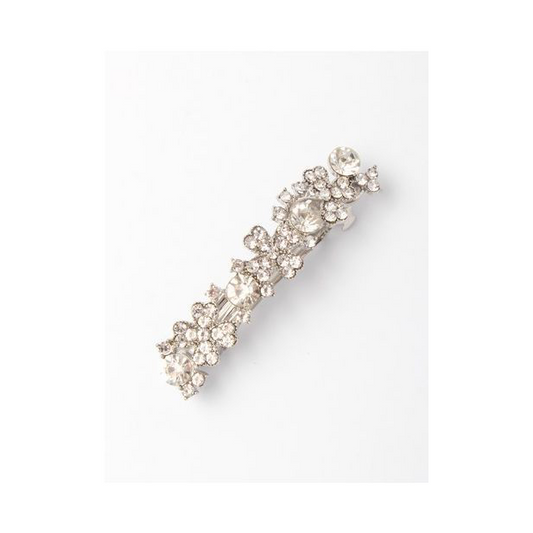 Crystal Flower Barrette