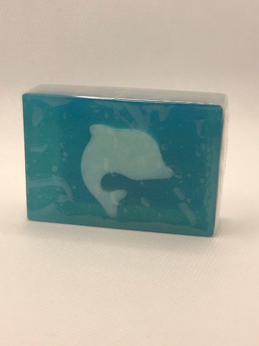 Winter Sparkle Dolphin Soap Bar